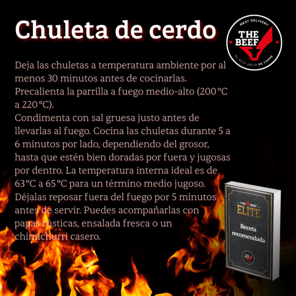Chuleta Centro Porcionada (1 kilo) - Imagen 8