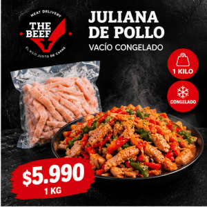 Juliana de Pollo 1 kg – Envasada al Vacío y Congelada